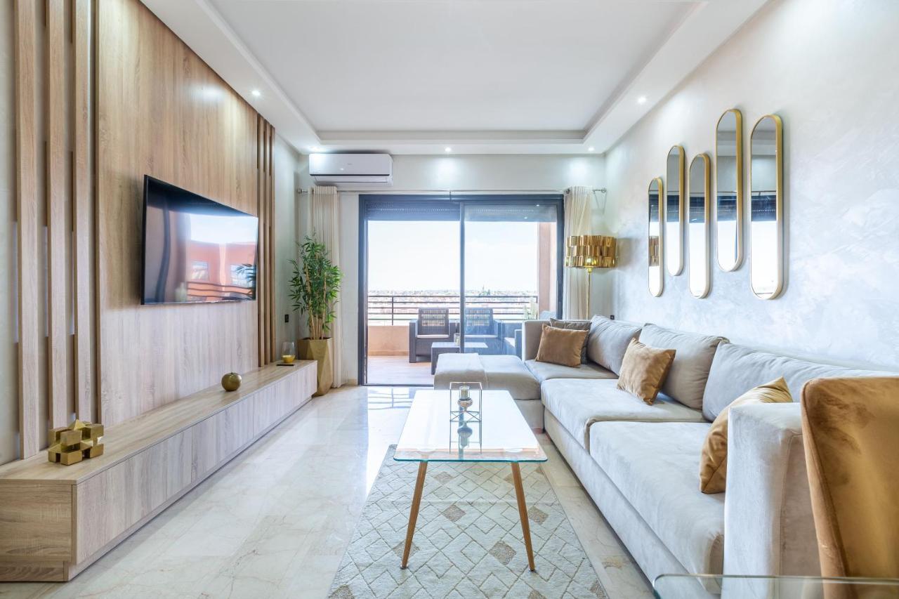 New! Superbe Appartement A Majorelle,Terrace,Iptv. Marrakesh Exterior foto