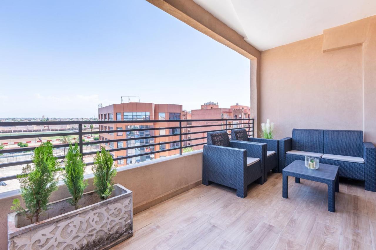 New! Superbe Appartement A Majorelle,Terrace,Iptv. Marrakesh Exterior foto